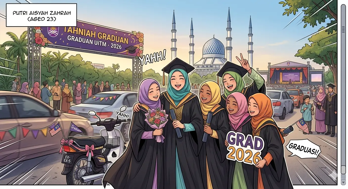 Majlis Konvokesyen Putri dan Rakan-rakan
