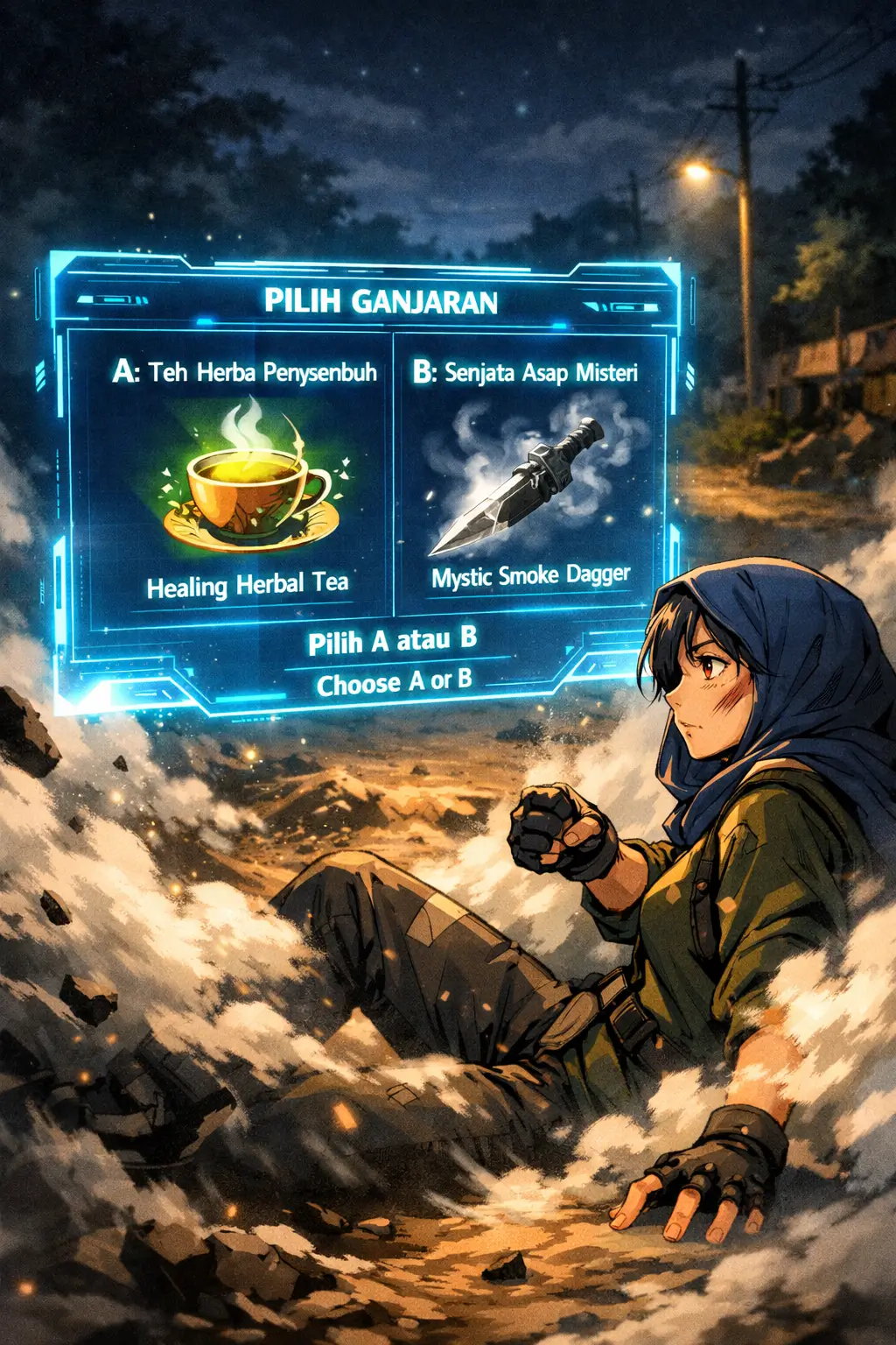 Putri memilih ganjaran sistem SasaTech
