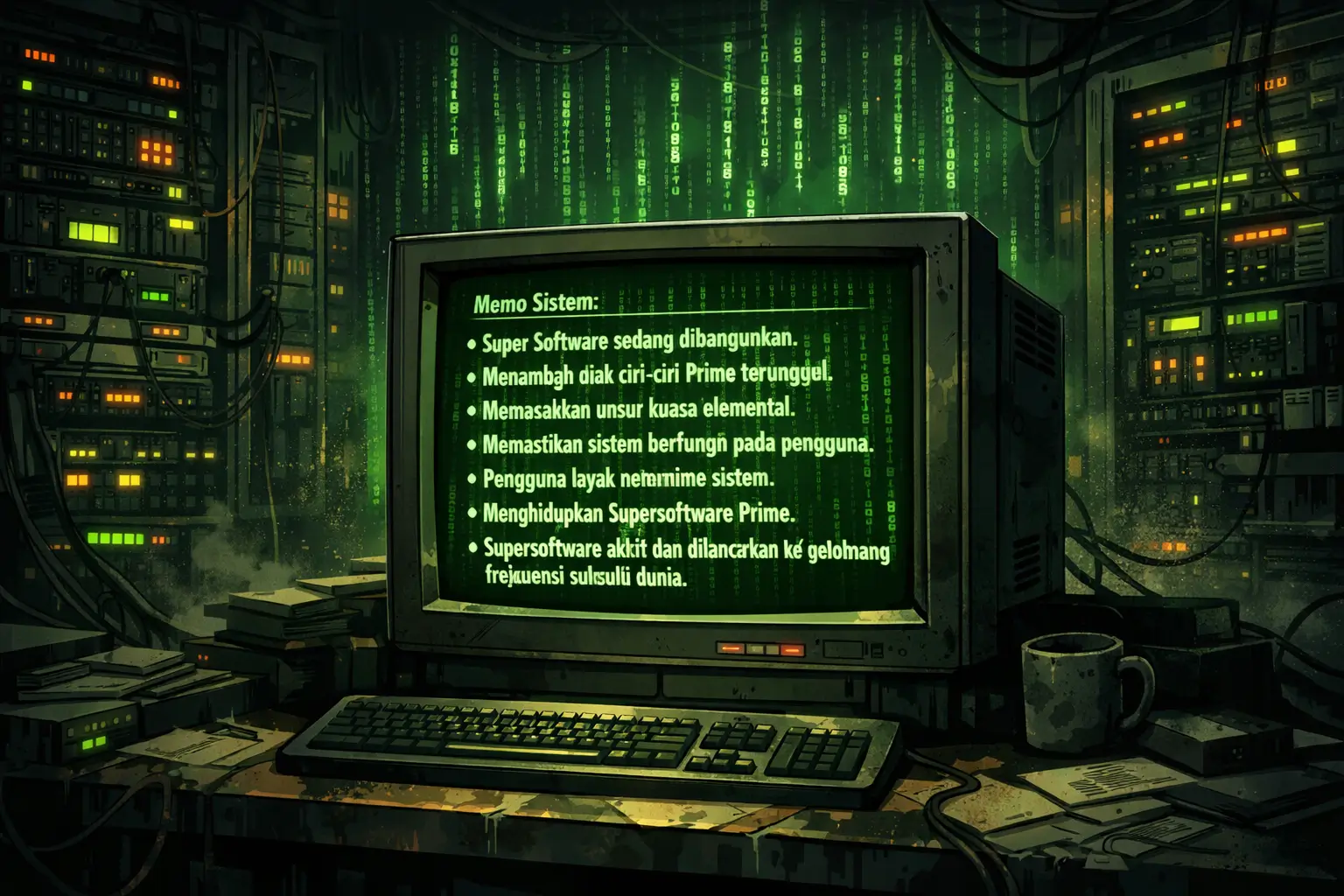 Bilik server lama diaktifkan secara misteri